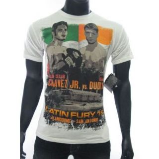 Sz M Mens T Shirt MMA UFC White Julio Cesar Chaves Jr
