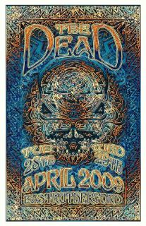 The Dead East Rutherford NJ 09 Concert Poster Grateful