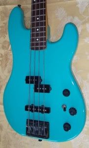  89 Fender Jazz Bass Special Teal Blue as Played by Duff McKagan