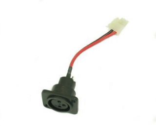 Gas Electric Scooter moped parts XLR female Charger SOCKET PORT