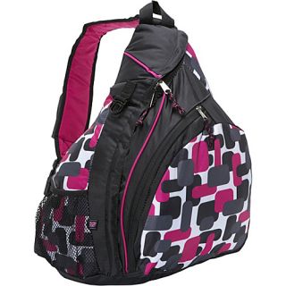 click an image to enlarge eastsport sling backpack magenta