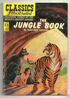  Classics Illustrated 83 The Jungle Book 1st Edition