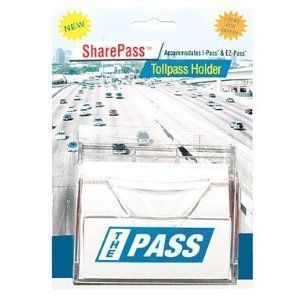 EZ Pass I Pass Clear Toll Pass Holder New
