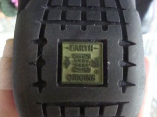 Earth Origins Daytona Womens Blk Leather Ankle Shoe Boot Sz 7 5 EXC