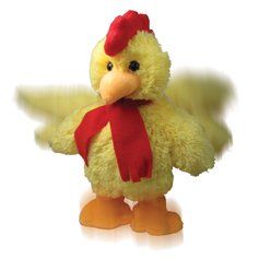 Features of Animated Musical Dancing Chicken Plush Squawking Toy