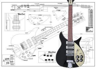  Rickenbacker 350® Electric Guitar Plan