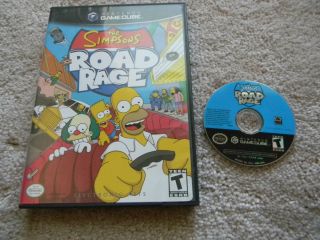  Simpsons Road Rage for Nintendo Gamecube Complete Nice Electronic Arts