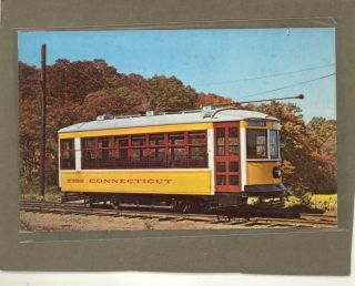East Haven Ct Branford Trolley Museum Postcard