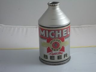   Vintage MICHEL Beer Crowntainer Can Elbing Brewing Bronx NY L196 35