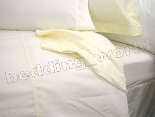 Heavy Egyptian Cotton Duvet Cover Pillow Case or Flat Sheet Sets