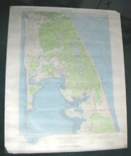  Massachusetts Geological Survey Map Truro Eastham Cape Cod MA