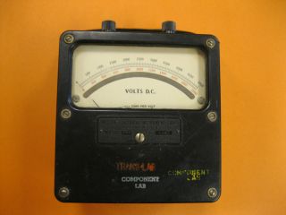 Weston Electrical Instrument Corp Zero Corrector Model 430 DC Volts
