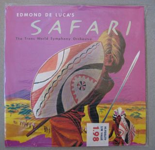 Edmond De Lucas SAFARI Trans World Orchestra 1950s MINT Unplayed NOS