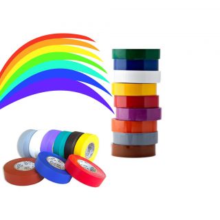 General Purpose Electrical Tape Rainbow Sleeve of 10