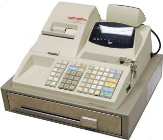 toshiba tec ma 1350 electronic cash register w keys item is