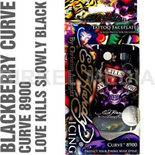 Ed Hardy Blackberry Phone Tattoo Case Faceplate 9650 9630 8300 Series