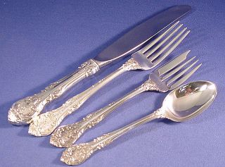 King Edward Gorham Sterling 4pc Place Setting S