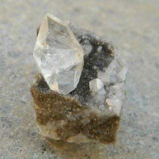   Calcite Crystal Specimen on Matrix from the Elmwood Mine Tennessee