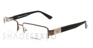 New Emporio Armani Eyeglasses ea 9595 Brown CTO EA9595 52mm