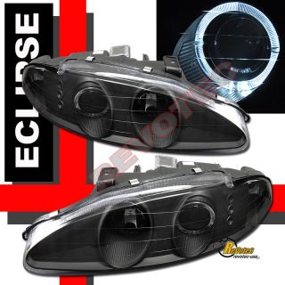 95 96 Eclipse Eagle Talon Halo Projector Headlights G3