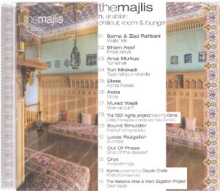 The Majlis N Arabian Chillout Room Lounge Salma Ziad Rahbani Arabic CD