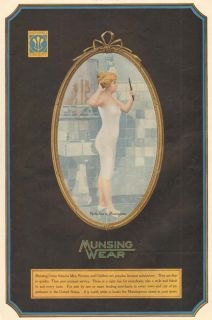 1920s antique MUNSINGWEAR Ladies WOMENS Underwear UNION SUIT Fashion
