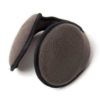  FLEXIBLE Compact Lightweight Winter Pad Ear Muffs Warmers Wraps Gray