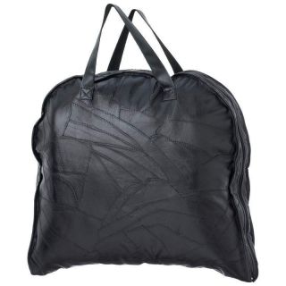 Embassy Stone Design 46 Genuine Buffalo Black Leather Garment Bag