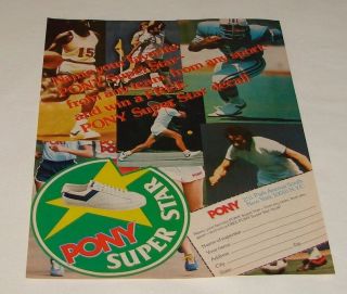 1978 Pony Shoes Ad Earl Campbell Pele More