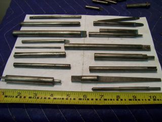 VINTAGE ANTIQUE MACHINIST CUTTING BITS USED LOT DRILL MILLING 9