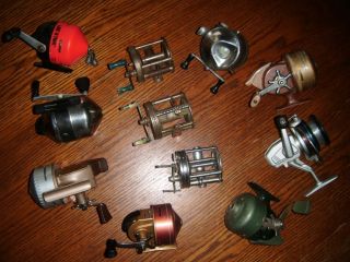   of fishing reels Diawa Compac South Bend Zebco EagleClaw Shakespear