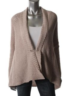 Eileen Fisher New Beige Crochet Shawl Collar Cardigan Sweater Petites
