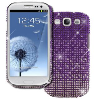Empire Hard Case Cover Stealth Bling Purple Fade for Samsung Galaxy s