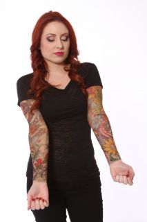 Wild Rose Black Tattoo Sleeve Shirt Sunflower Tattoo Sleeves