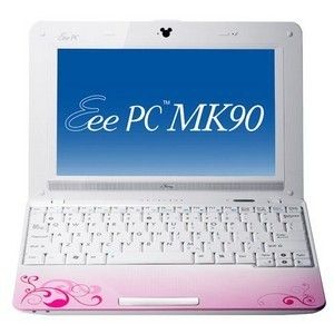 Asus Eee PC Disney Netpal MK90H PIN002X Princess Pink Intel Atom N270