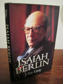 1st 1st Edition Isaiah Berlin John Gray Princeton Bio