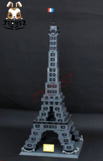 Wange Bricks_ Eiffel Tower _Minifig Bricks France NO BOX WG001E