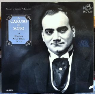 ENRICO CARUSO caruso in song 14 selections LP Mint  LM 2778 Vinyl 1965