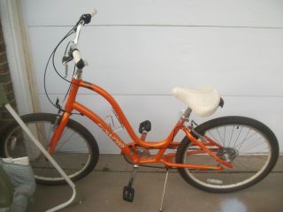 Electra Townie 7speed Orange Bike with free Bike Trainer Local Pickup