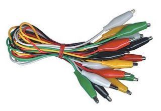 10 Pack Electrical Wire Leads w Alligator Clips