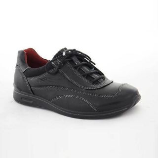 Ecco Womens Casual Shoes Mobile II Black Leather 43 EU
