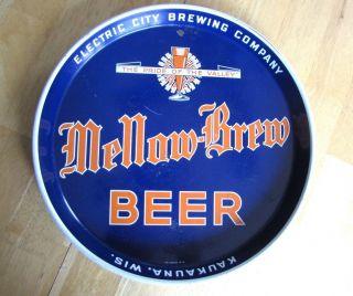 Vintage 1930s Electric City Brewing Co Beer Tray