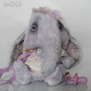 Little Elephant Ellie OOAK 3 9 