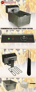  Fryer Electric 2500 Watt Commercial Unit Restaurant Frying Deep Fryer