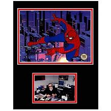 marvel comics spider man deluxe sericel and photo price $ 199 95 $ 299