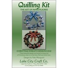lake city craft quilling kit christmas wreaths price $ 10 95 note only