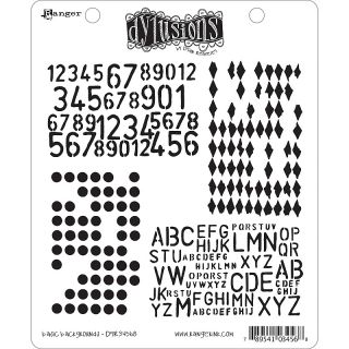 Dyan Reaveleys Dylusions Cling Stamp Collection   Basic Backgrounds