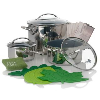Todd English GreenPan™ Stainless Steel Gourmet Style Summer Cook Set