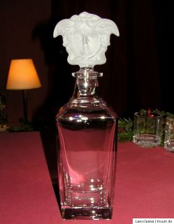 Extravagant Rosenthal Versace Whiskey Carafe Medusa Lumiere