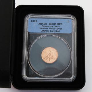 Coin Collector 2009 Lincoln Formative Years Double Pinky MS65 ANACS